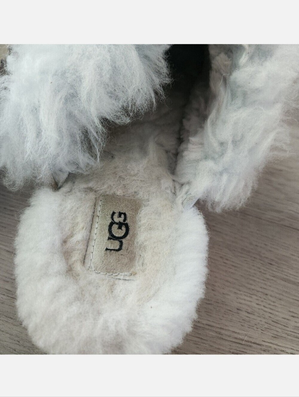 UGG reef blue Disquette Chalet platform slippers size 9 y2k loungewear clueless - Picture 2 of 9